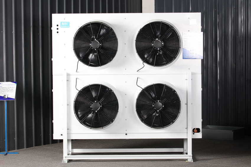 Floor standing quick freezing type air cooler suitable for low-temperature quick freezing cold storage, compatible with R404A/R507/R22 refrigerants, supporting 220V/380V voltage