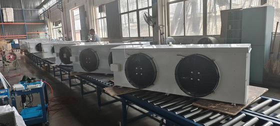Wysokiej wydajności klimatyzatory chłodzące w chłodnych pomieszczeniach, zamontowane na suficie, które spełniają wymagania magazynowania materiałów budowlanych